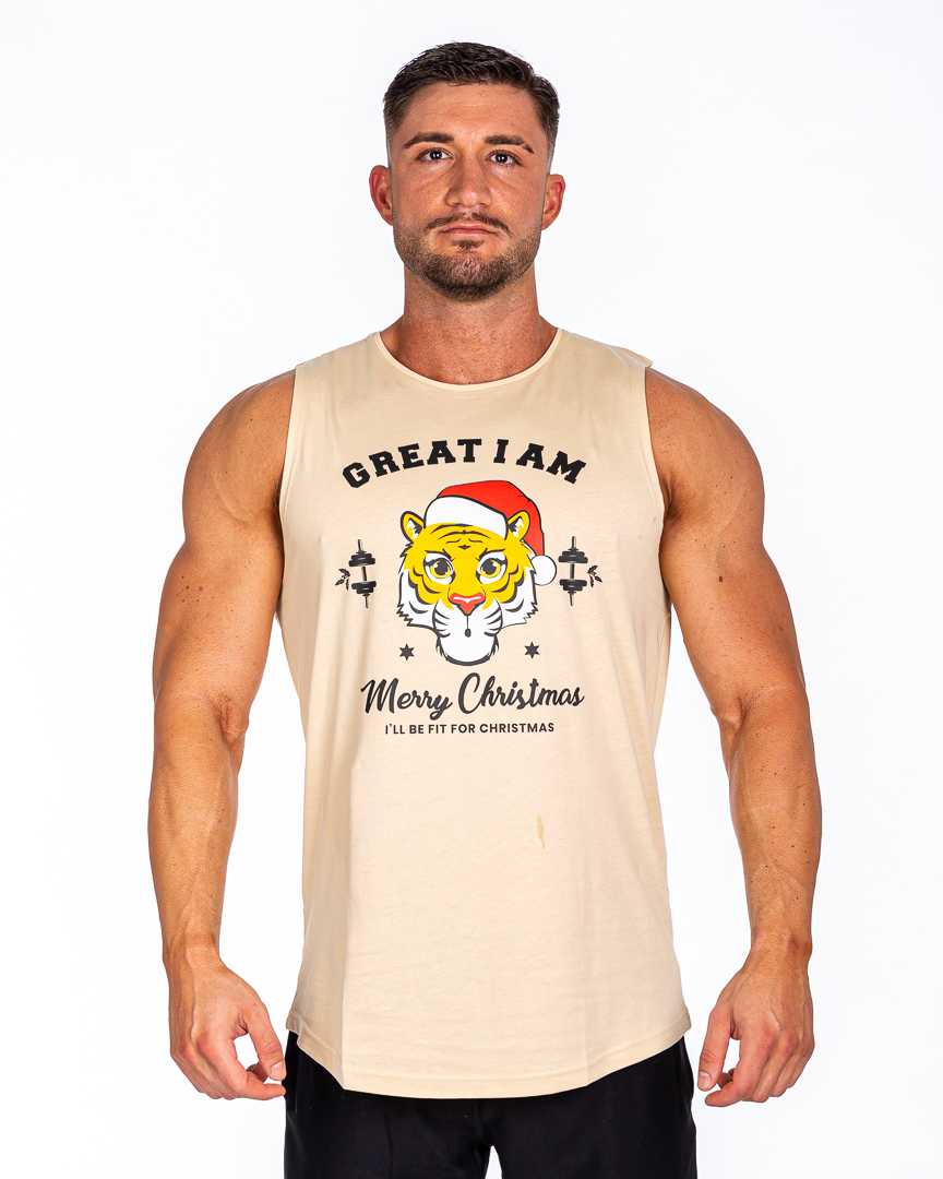 SLEEVELESS T-SHIRT CHRISTMAS