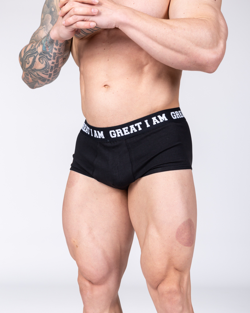 BOXER BLACK ON BLACK
