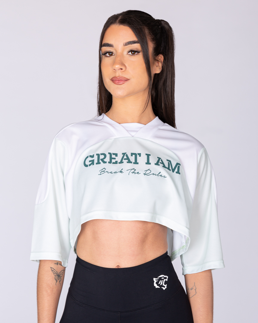 OVERSIZED CROP TOP BREAK THE RULES