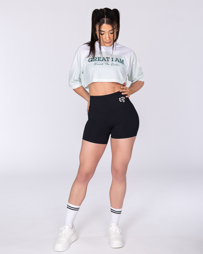 Alternative view of OVERSIZED CROP TOP BREAK THE RULES