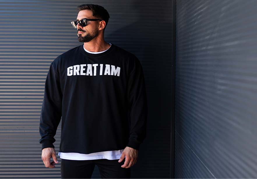 SWEATER CONQUER - Great I Am