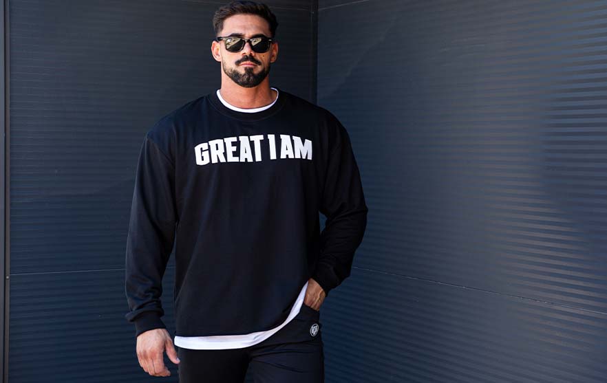 SWEATER CONQUER - Great I Am