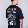 OVERSIZED T-SHIRT GYM SOCIETY BLACK - Great I Am
