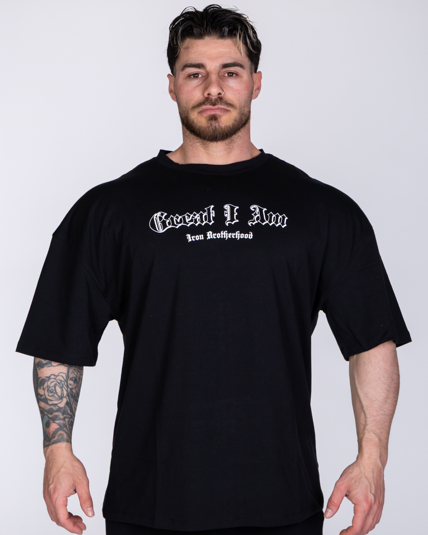 Alternative view of OVERSIZED T-SHIRT PITBULL BLACK