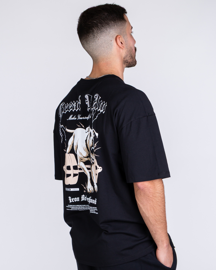 OVERSIZED T-SHIRT PITBULL BLACK - Image 5
