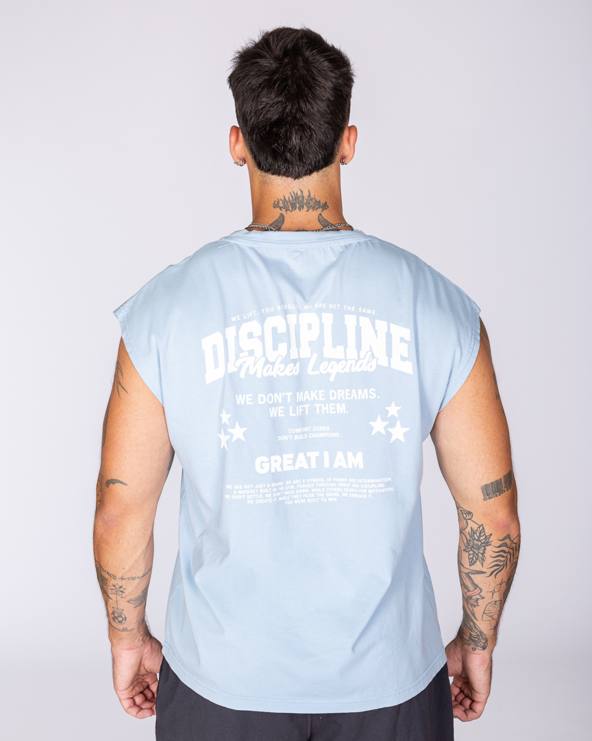 Alternative view of SLEEVELESS T-SHIRT DISCIPLINE