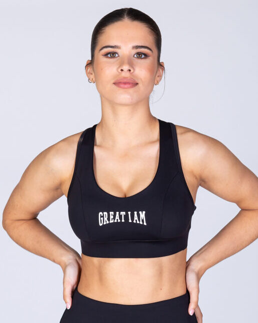 CROSSBACK BRA BLACK