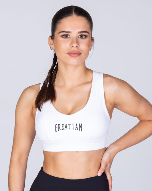 CROSSBACK BRA WHITE