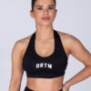 HALTER NECK BRA GRTM BLACK - Great I Am