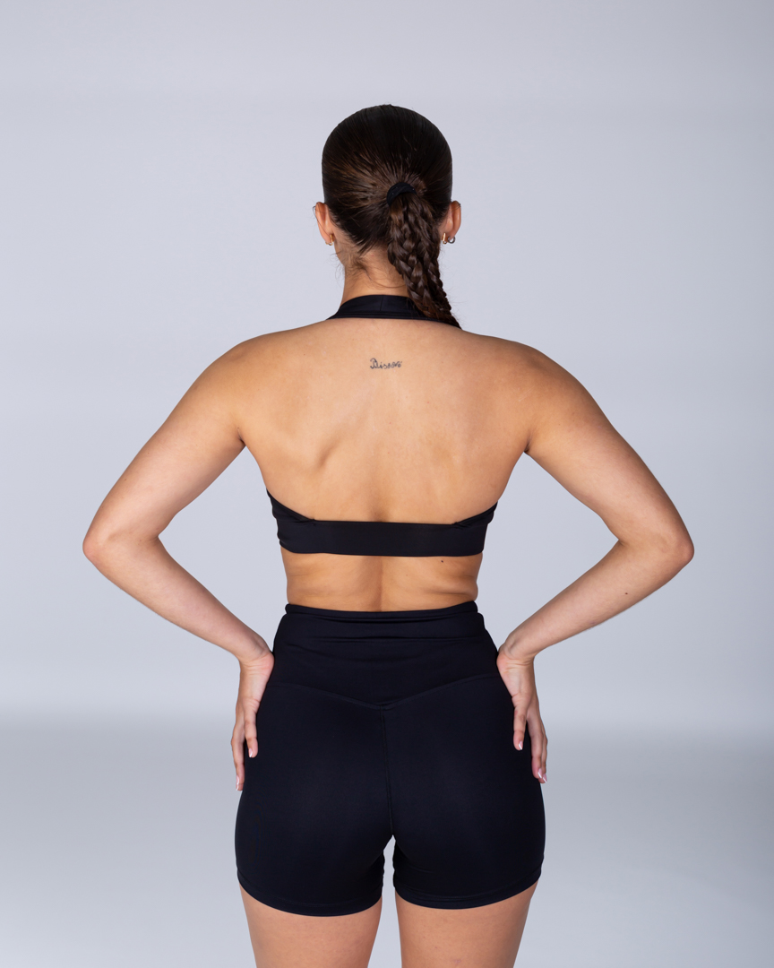 Alternative view of HALTER NECK BRA GRTM BLACK