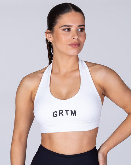 HALTER NECK BRA GRTM WHITE