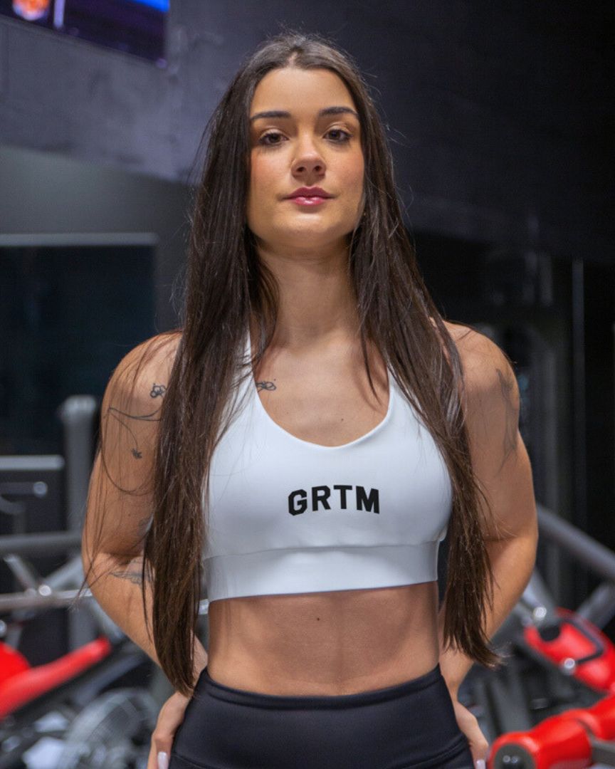 HALTER NECK BRA GRTM WHITE - Great I Am