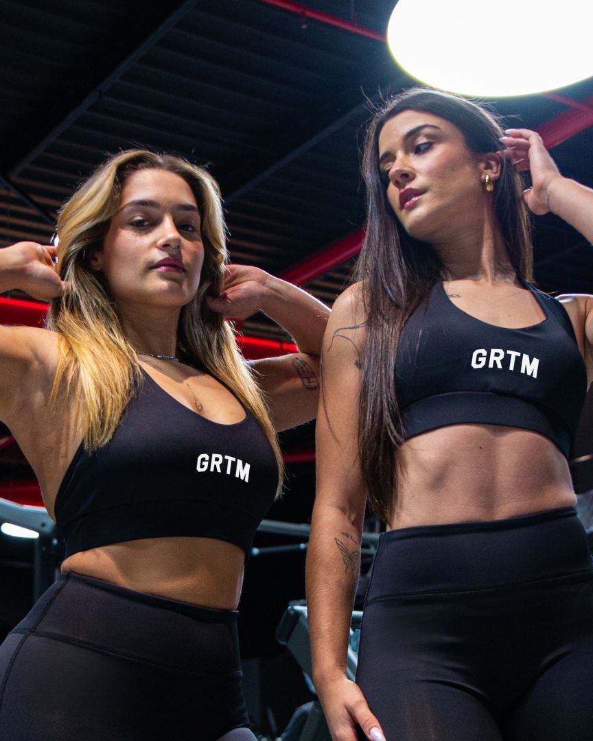 HALTER NECK BRA GRTM BLACK - Great I Am