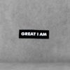 PATCH LOGO RUBBER BLACK - Great I Am