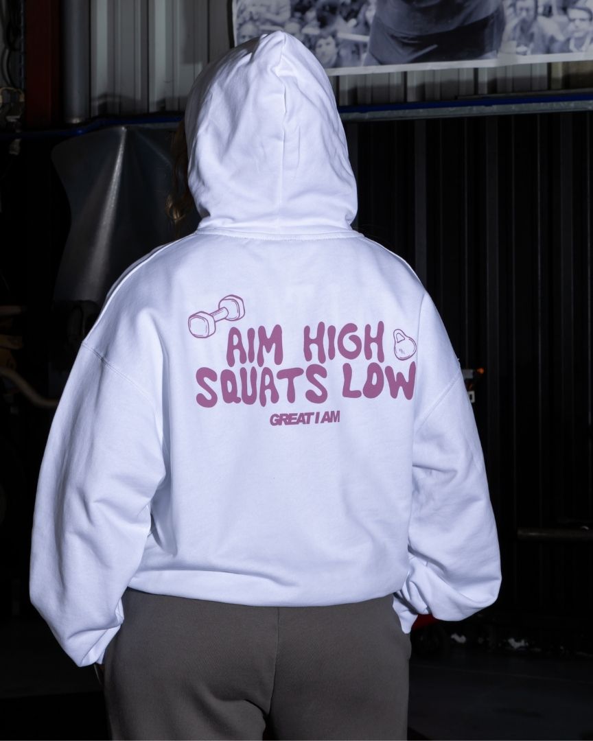 HOODIE AIM HIGH SQUATS LOW - Image 4