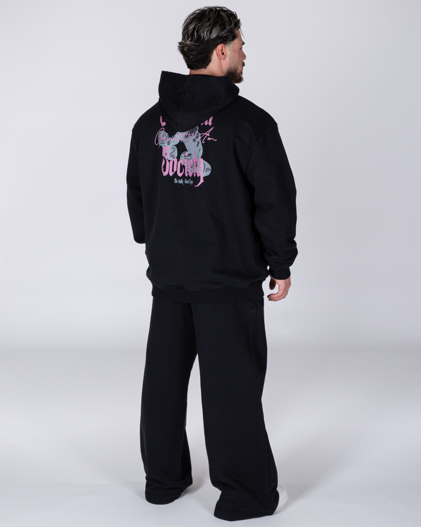 HOODIE STRENGTH SOCIETY BLACK - Image 6