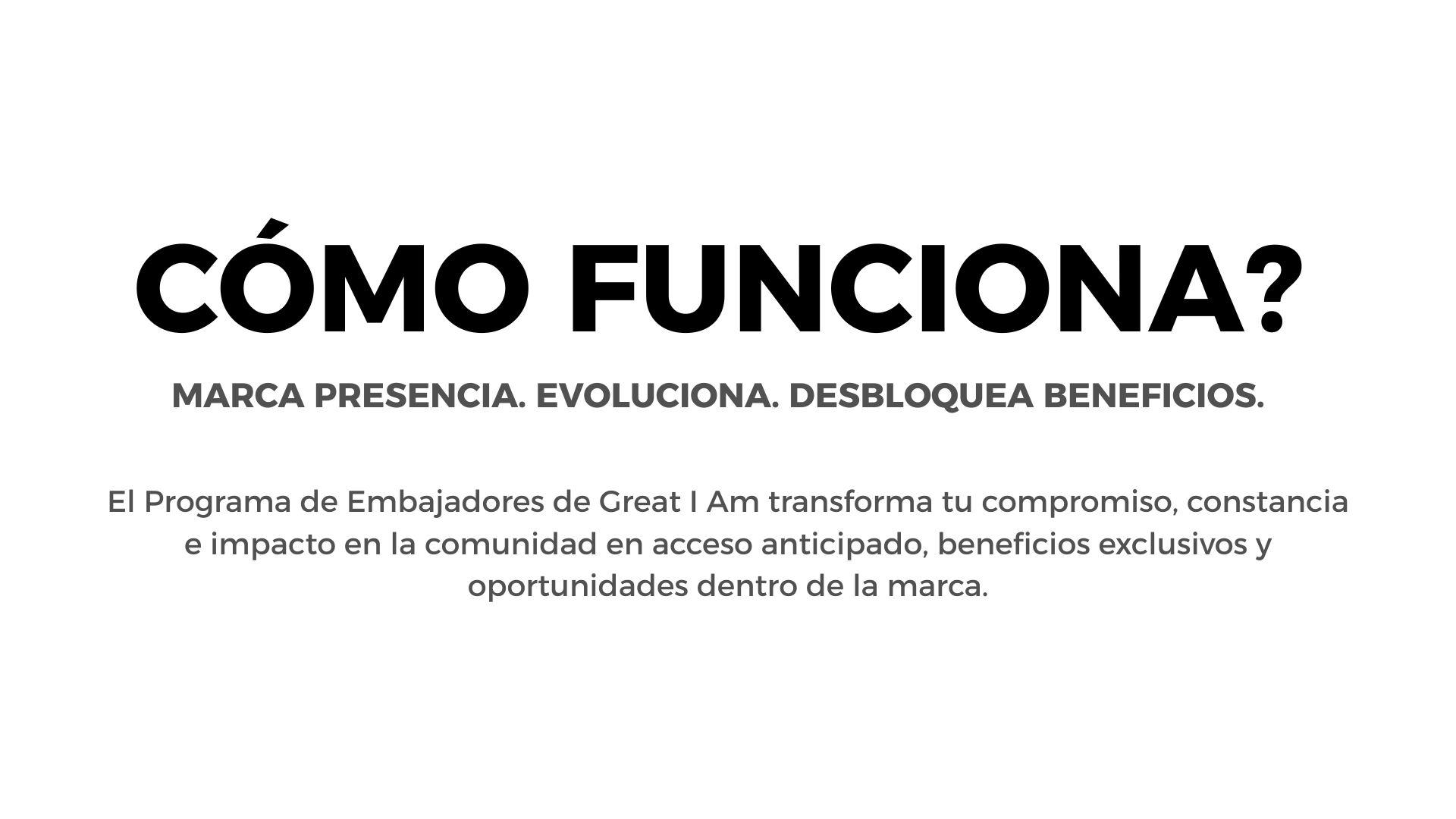 Programa de embaixadores - ES - Great I Am