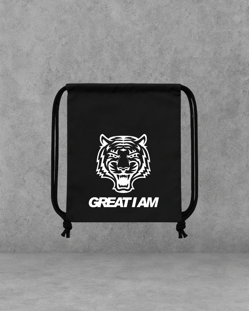 GYM SACK TIGER FULL BLACK