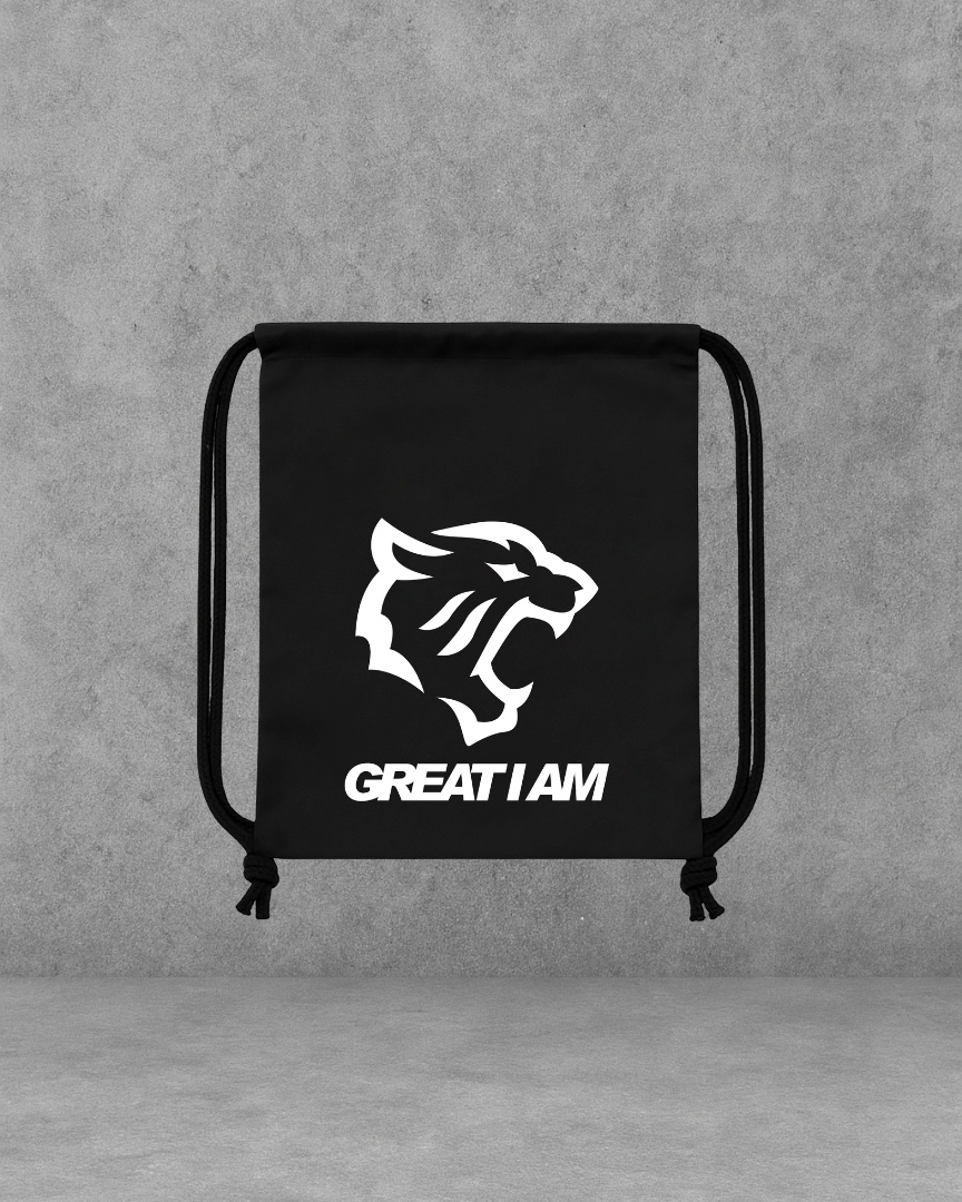 GYM SACK NEW TIGER FULL BLACK