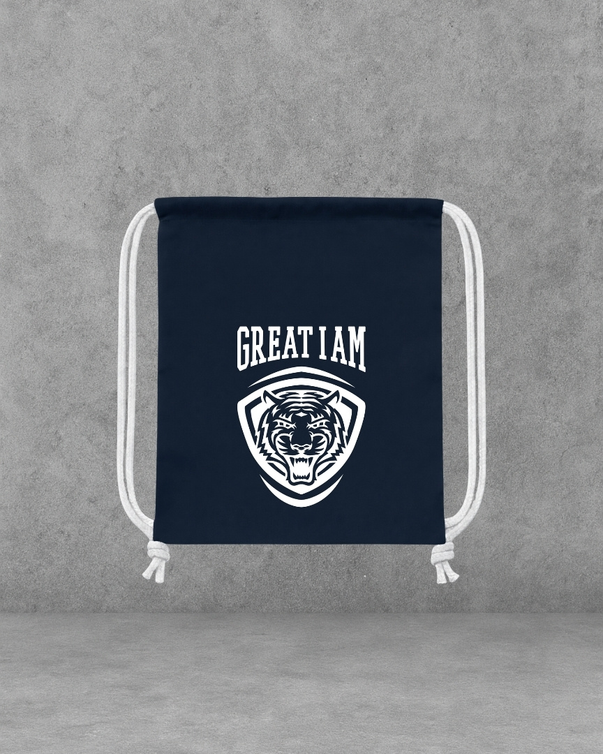 GYM SACK SHIELD TIGER NAVY