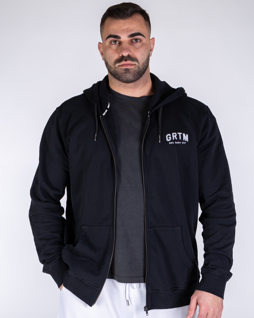 RELAXED FIT JACKET GRTM BLACK - Great I Am