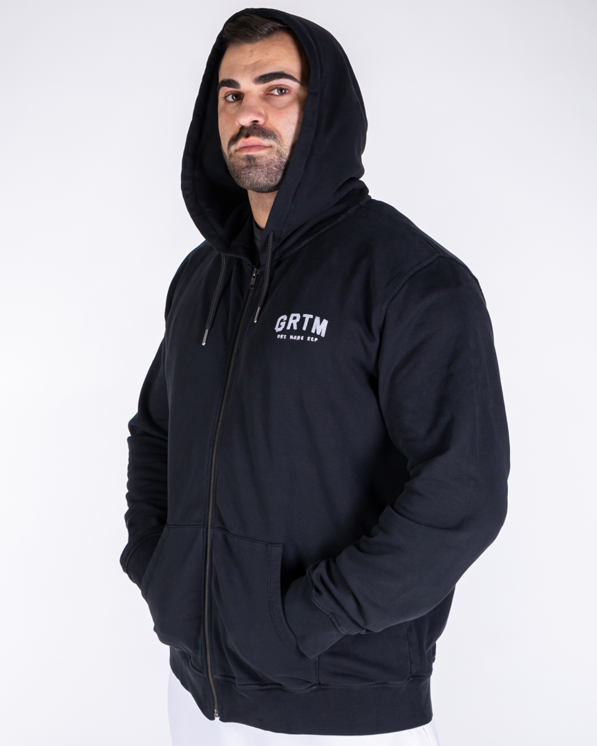 RELAXED FIT JACKET GRTM BLACK - Great I Am