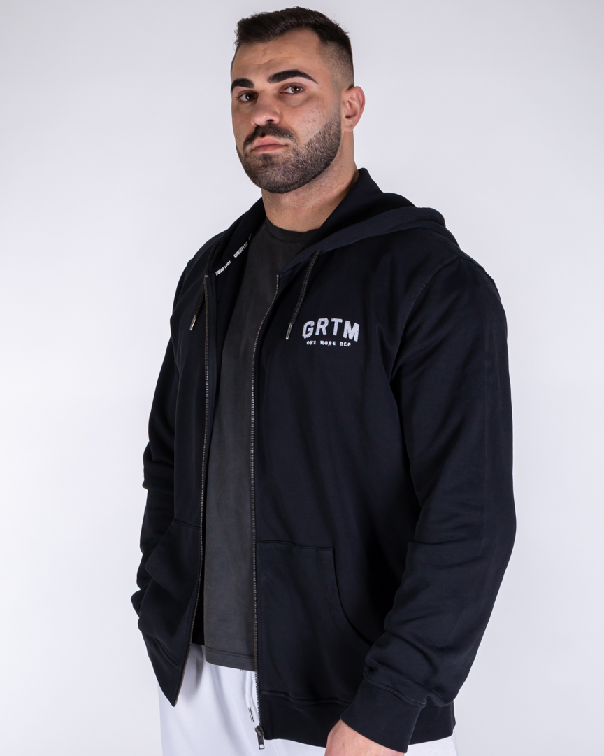 RELAXED FIT JACKET GRTM BLACK - Image 4