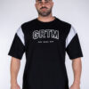 OVERSIZED BASEBALL T-SHIRT GRTM BLACK - Great I Am
