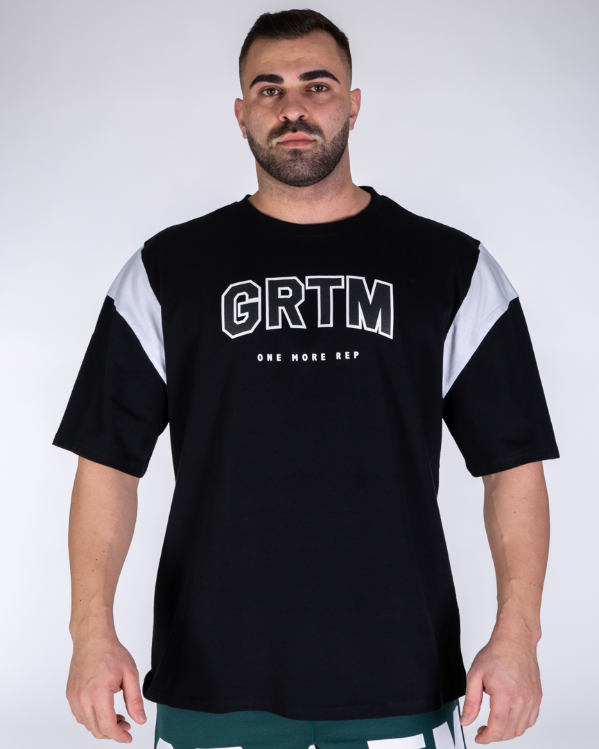 OVERSIZED BASEBALL T-SHIRT GRTM BLACK