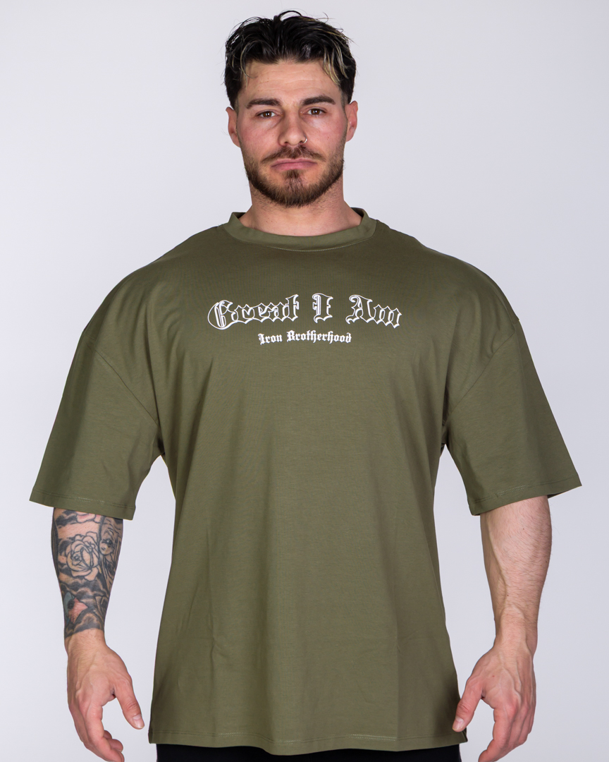 Alternative view of OVERSIZED T-SHIRT PITBULL GREEN