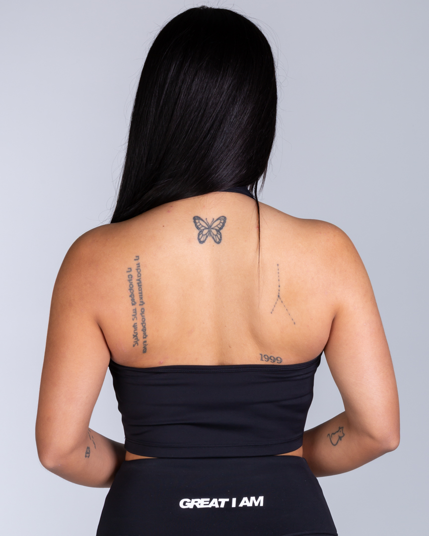 HALTER NECK TOP SOFT CORE FORM BLACK - Image 4