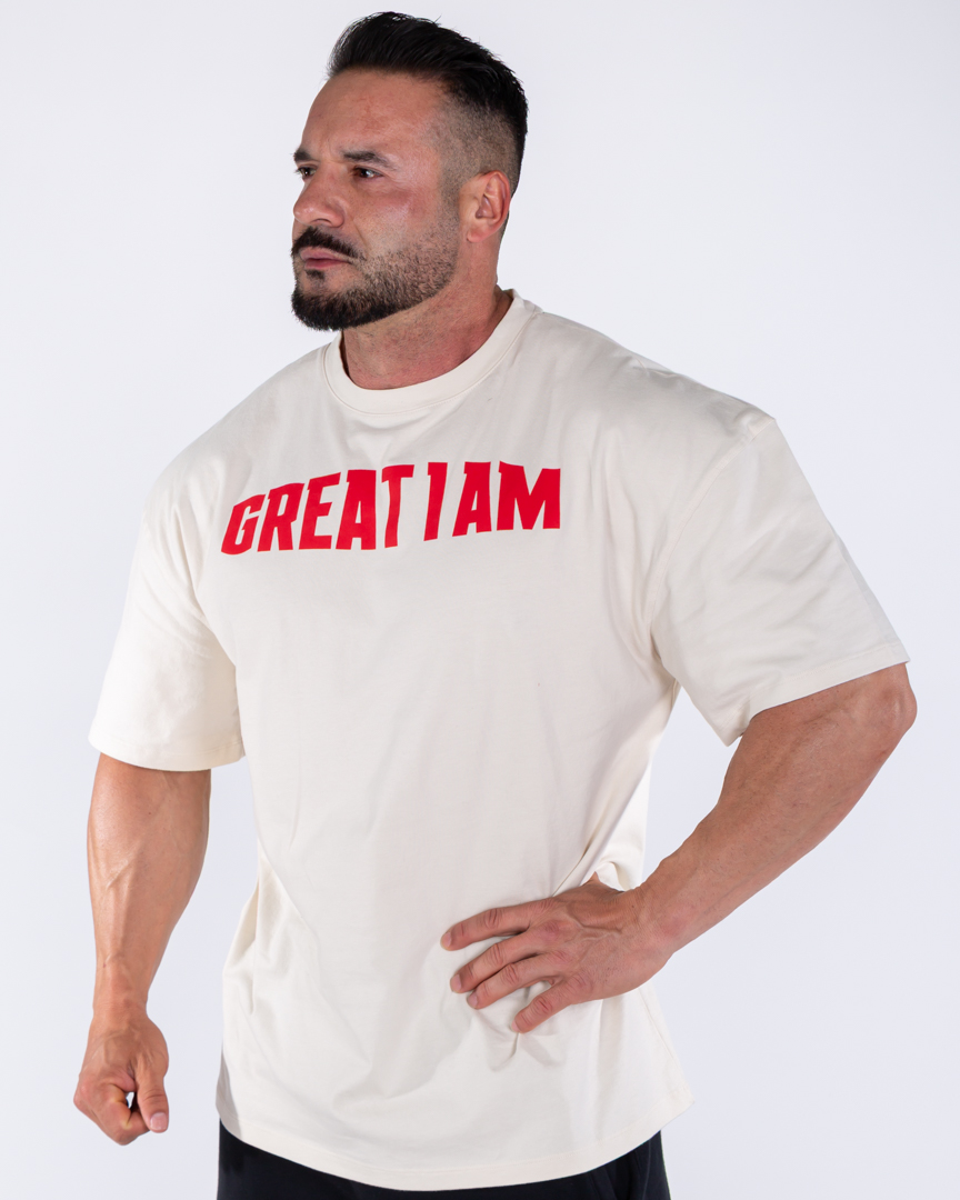 OVERSIZED T-SHIRT CONQUER BEIGE