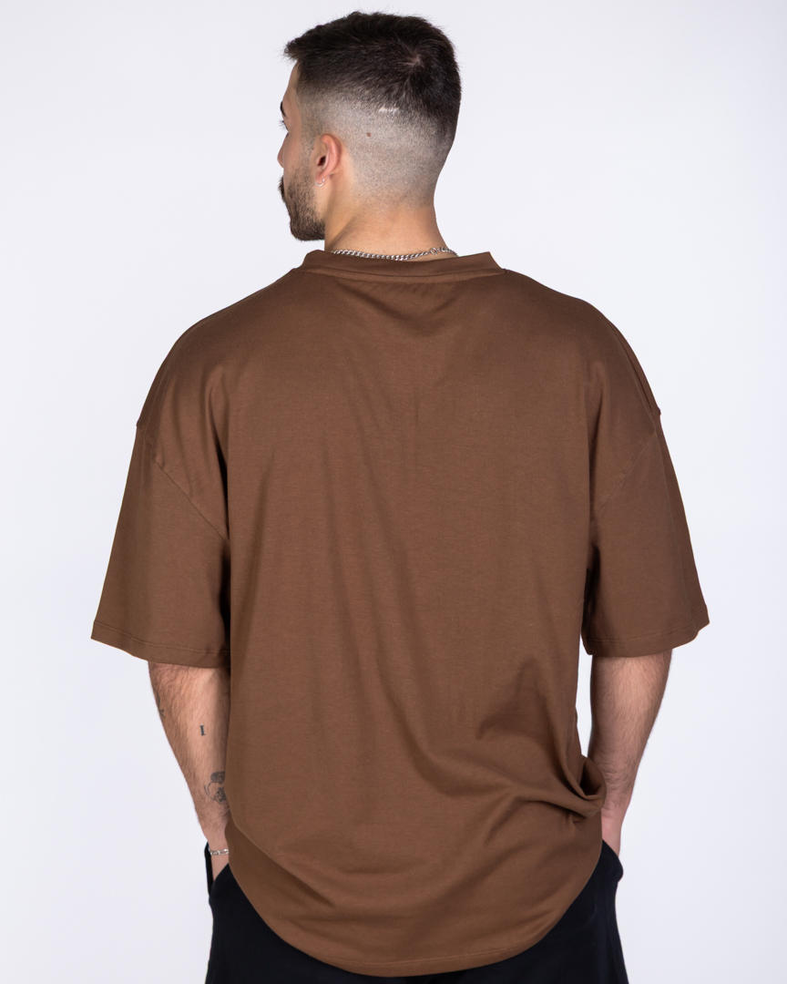 OVERSIZED T-SHIRT CONQUER BROWN - Image 6