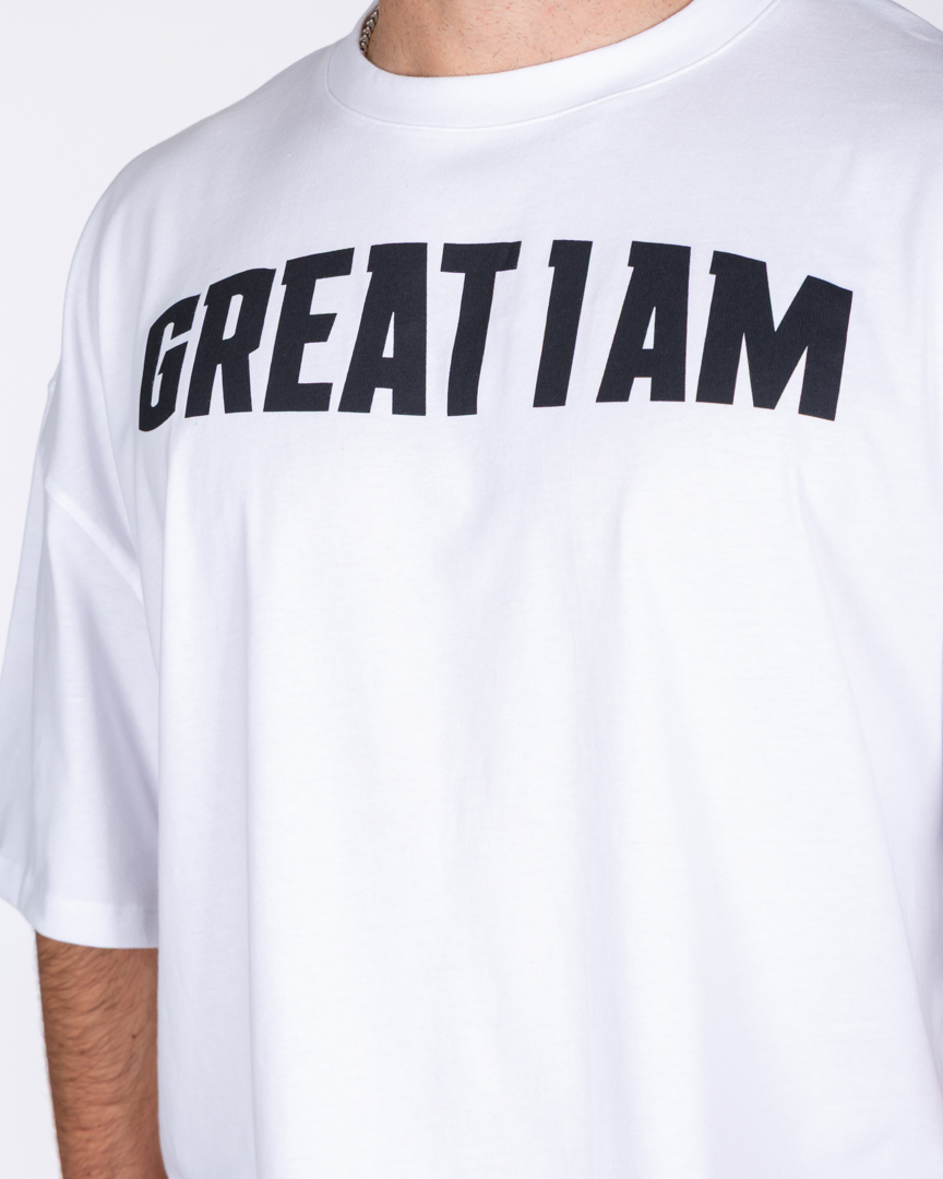 OVERSIZED T-SHIRT CONQUER WHITE - Image 3