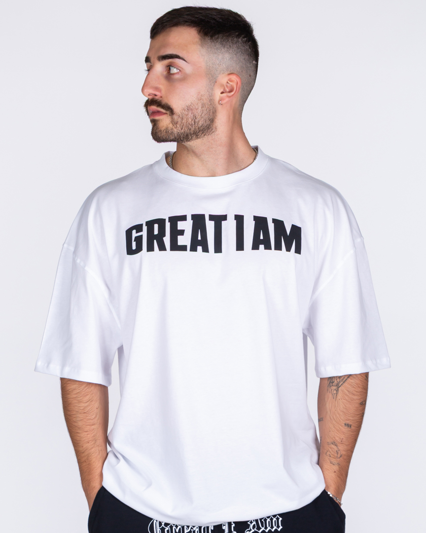 OVERSIZED T-SHIRT CONQUER WHITE - Image 6