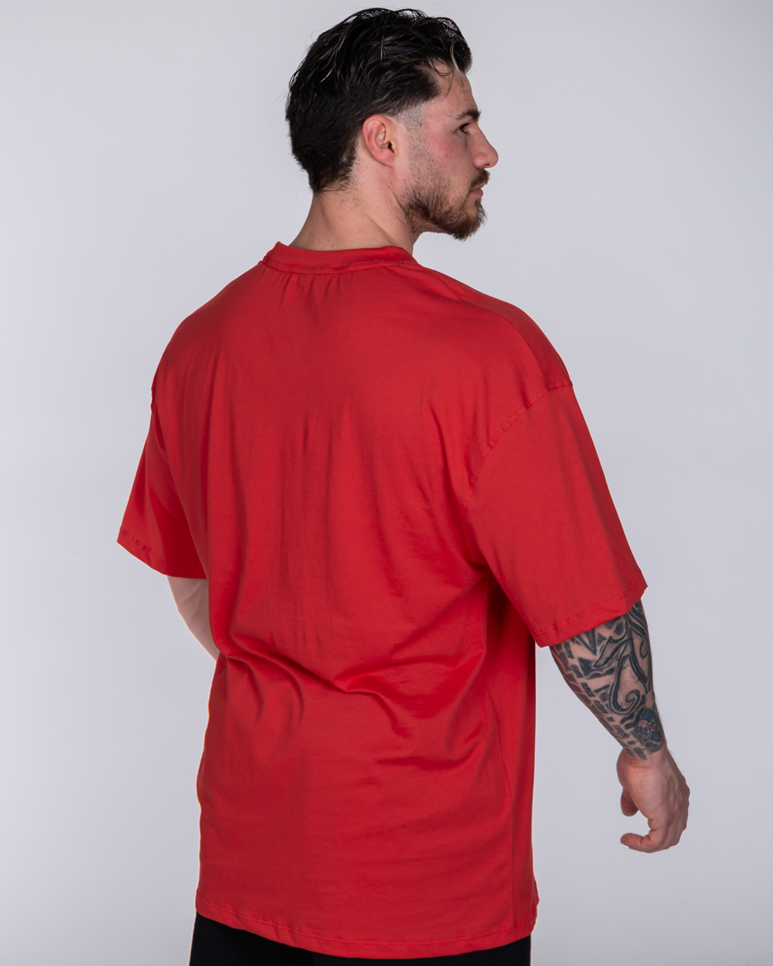 Alternative view of OVERSIZED T-SHIRT TIGER ESSENTIAL BURGUNDY