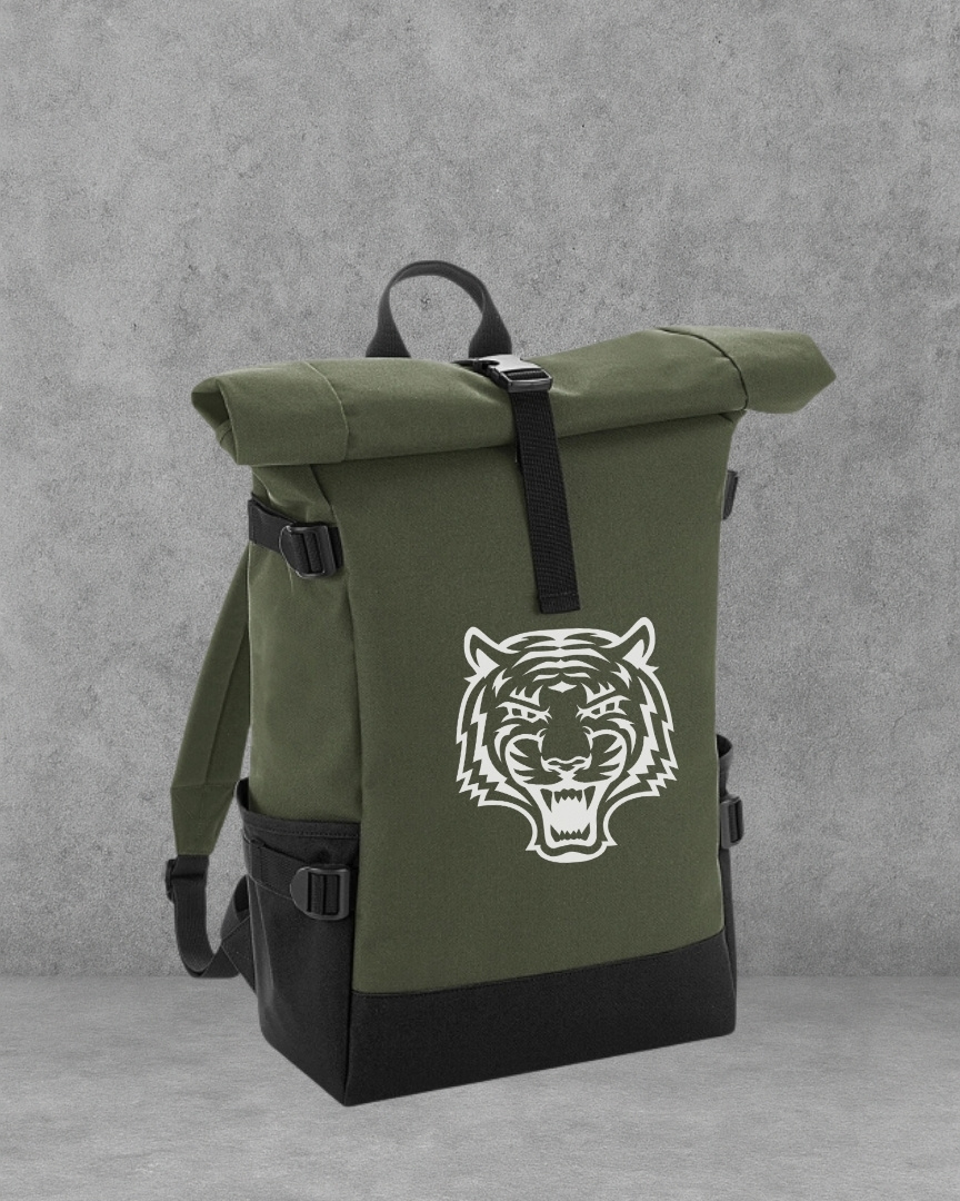 BACKPACK TOP ROLL GREEN