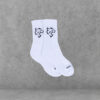 TIGER TRAINING CREW SOCKS WHITE