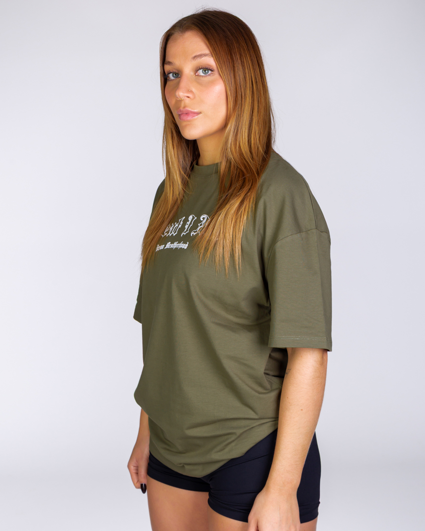 Alternative view of OVERSIZED T-SHIRT PITBULL GREEN