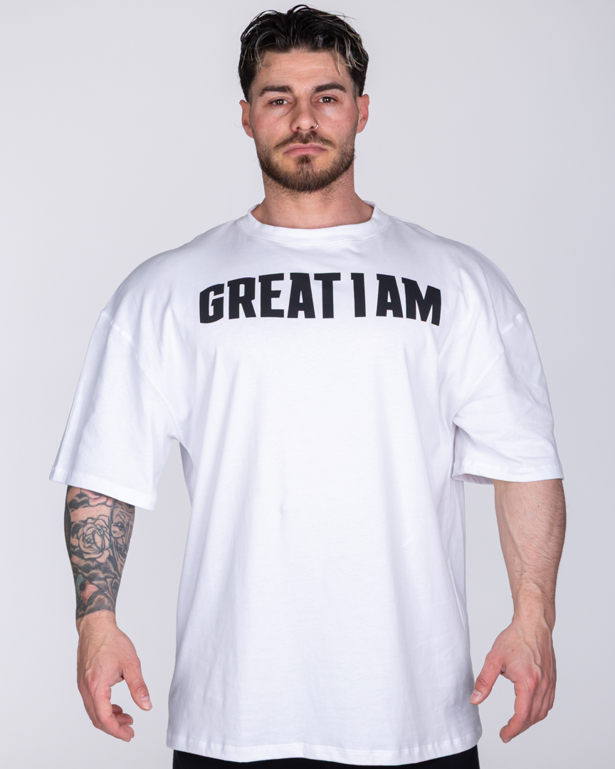 OVERSIZED T-SHIRT CONQUER WHITE