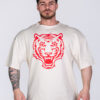 OVERSIZED T-SHIRT TIGER ESSENTIAL BEIGE - Great I Am