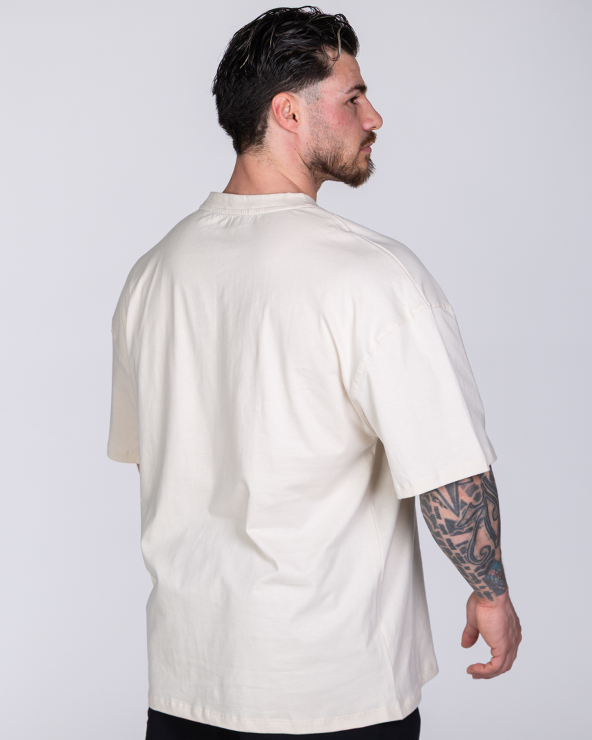 Alternative view of OVERSIZED T-SHIRT TIGER ESSENTIAL BEIGE