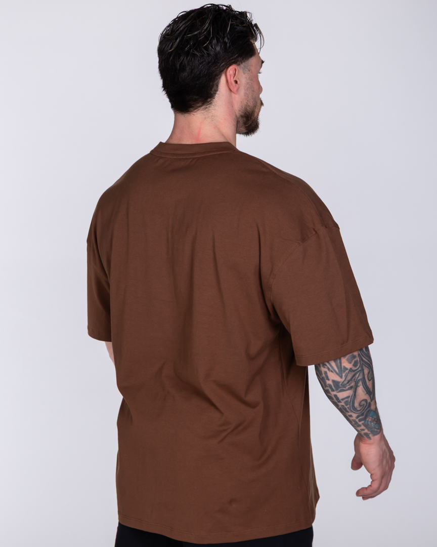 Alternative view of OVERSIZED T-SHIRT TIGER ESSENTIAL BROWN