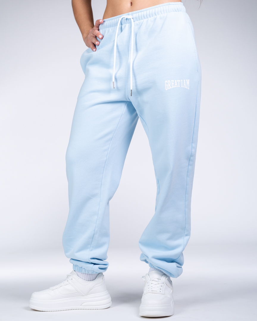 JOGGERS BRAND IDENTITY CYAN