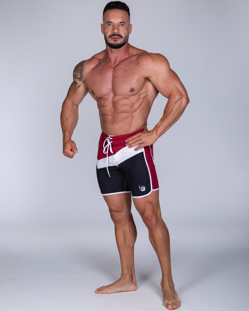 MEN’S PHYSIQUE SHORTS CLASSIC RED - Image 6