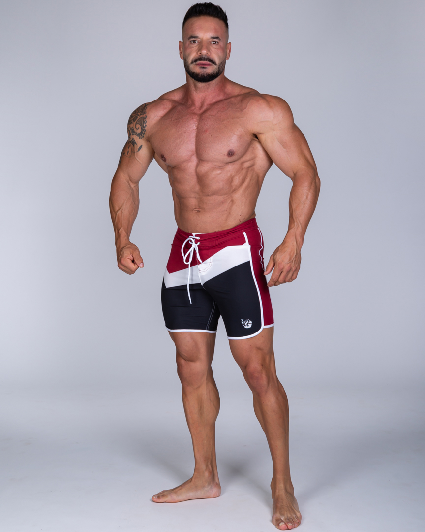 MEN’S PHYSIQUE SHORTS CLASSIC RED - Image 3