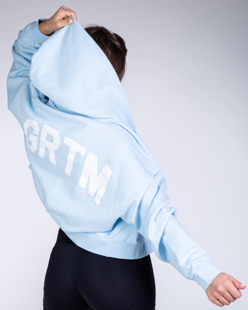Alternative view of OVERSIZED JACKET GRTM CYAN