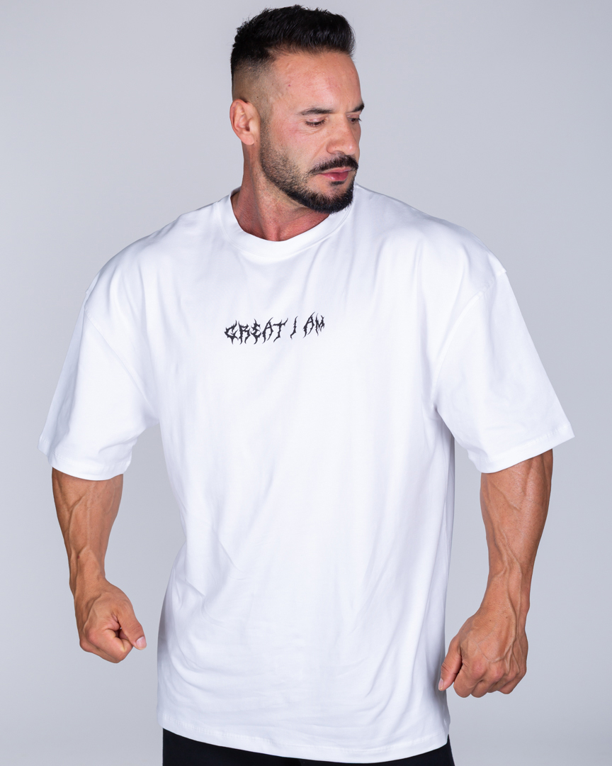 Alternative view of OVERSIZED T-SHIRT DYSTOPIA WHITE