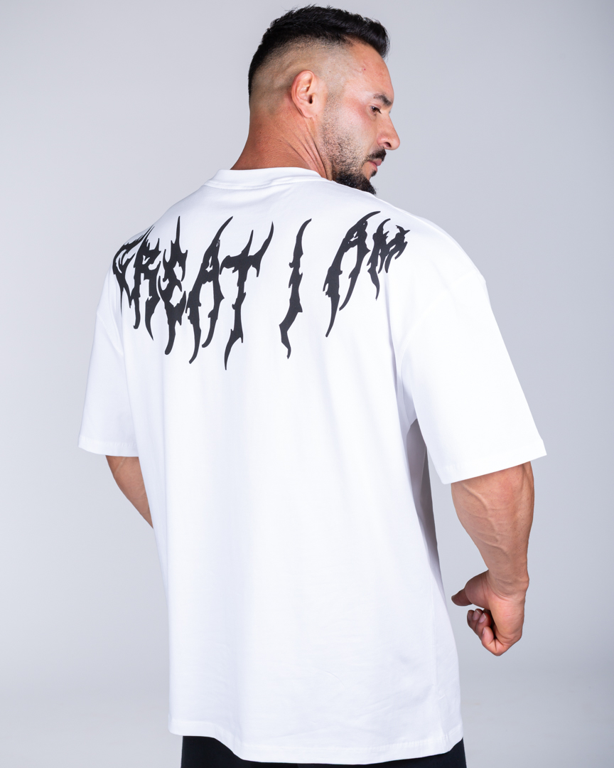 OVERSIZED T-SHIRT DYSTOPIA WHITE