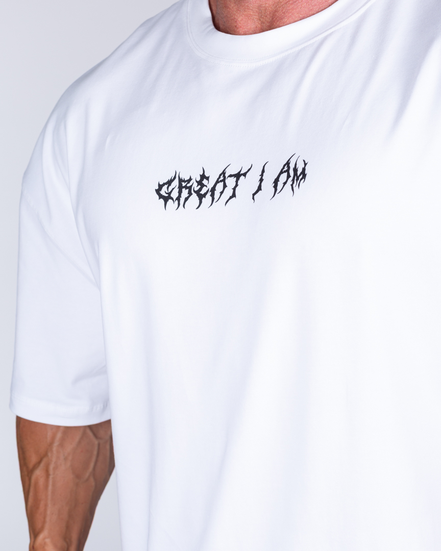 OVERSIZED T-SHIRT DYSTOPIA WHITE - Image 4